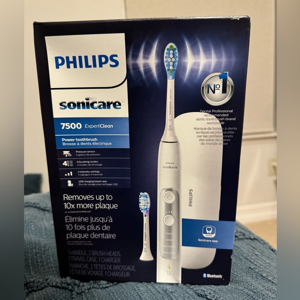 NWT / New in Box | Philips Sonicare 7500 ExpertClean Electric Toothbrush